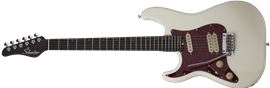 Schecter DIAMOND SERIES MV-6 LH Olympic White Left Handed  6-String Electric Guitar 2023